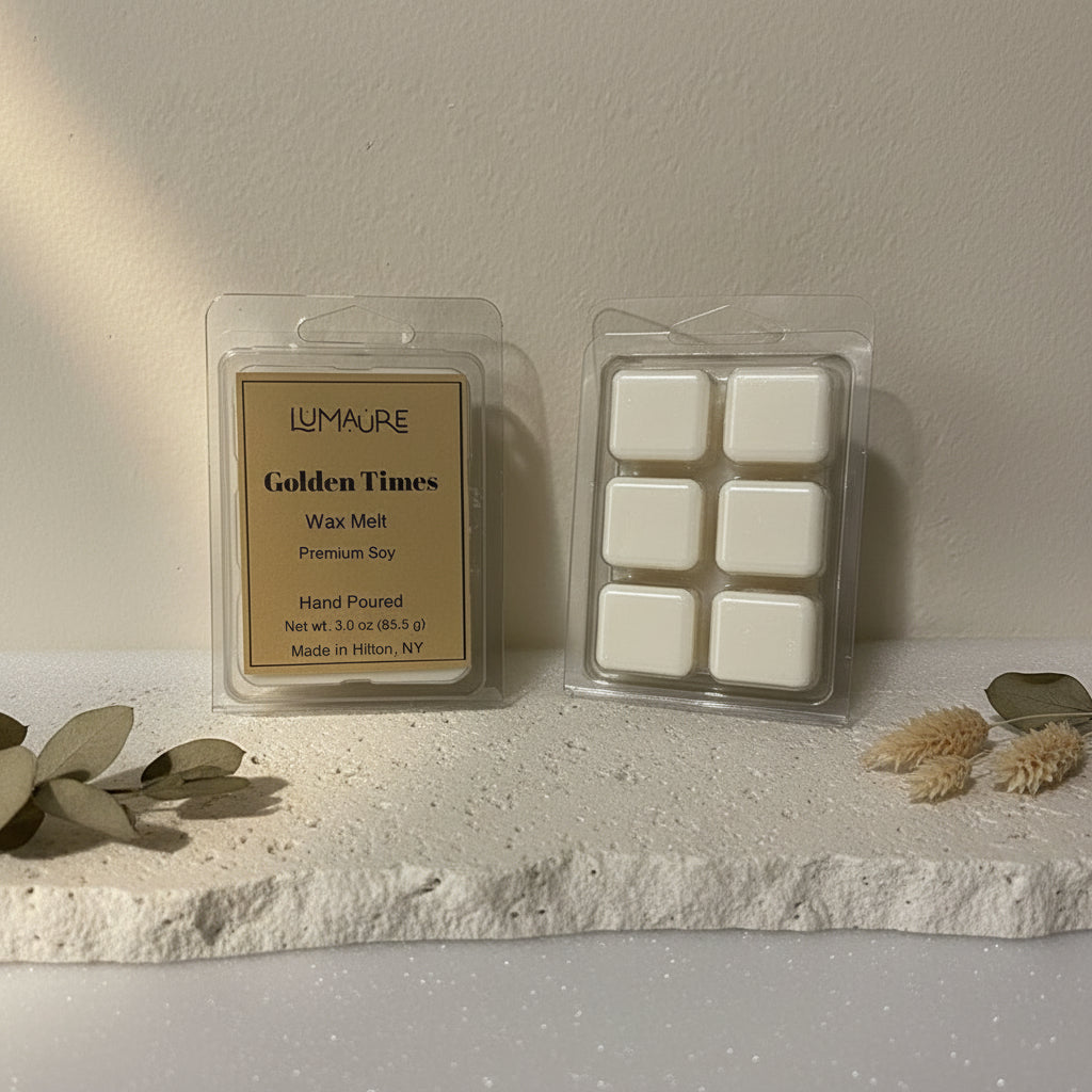 Golden Times Wax Melt - Warm Citrus Scented Wax Melt