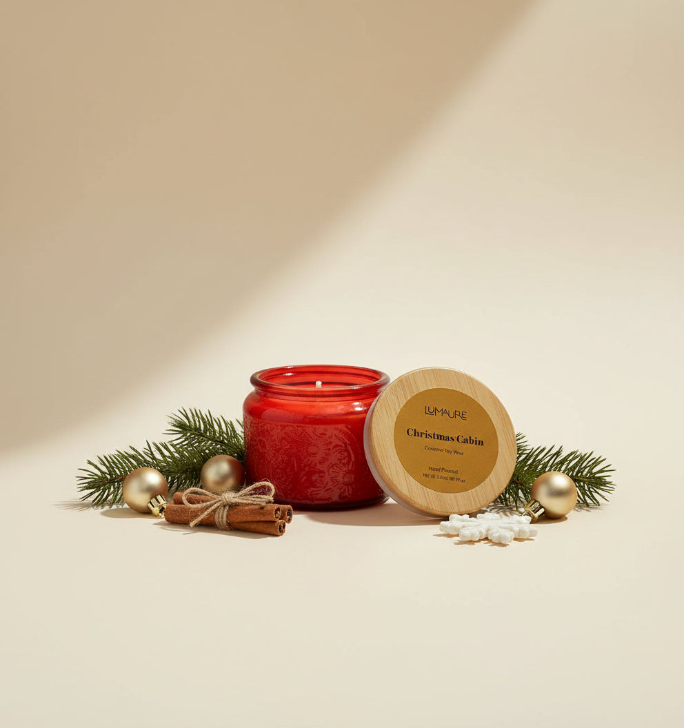 Christmas Cabin Candle