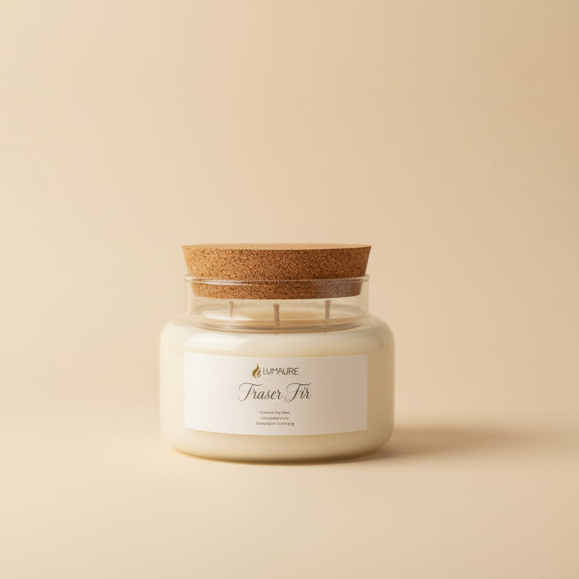 Lumaure Fraser Fir 10 oz coconut wax candle