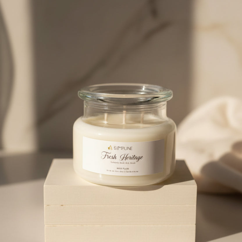 Fresh Heritage Candle - Clean Citrus Scented Candle