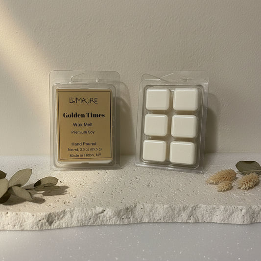 Golden Times Wax Melt - Warm Citrus Scented Wax Melt