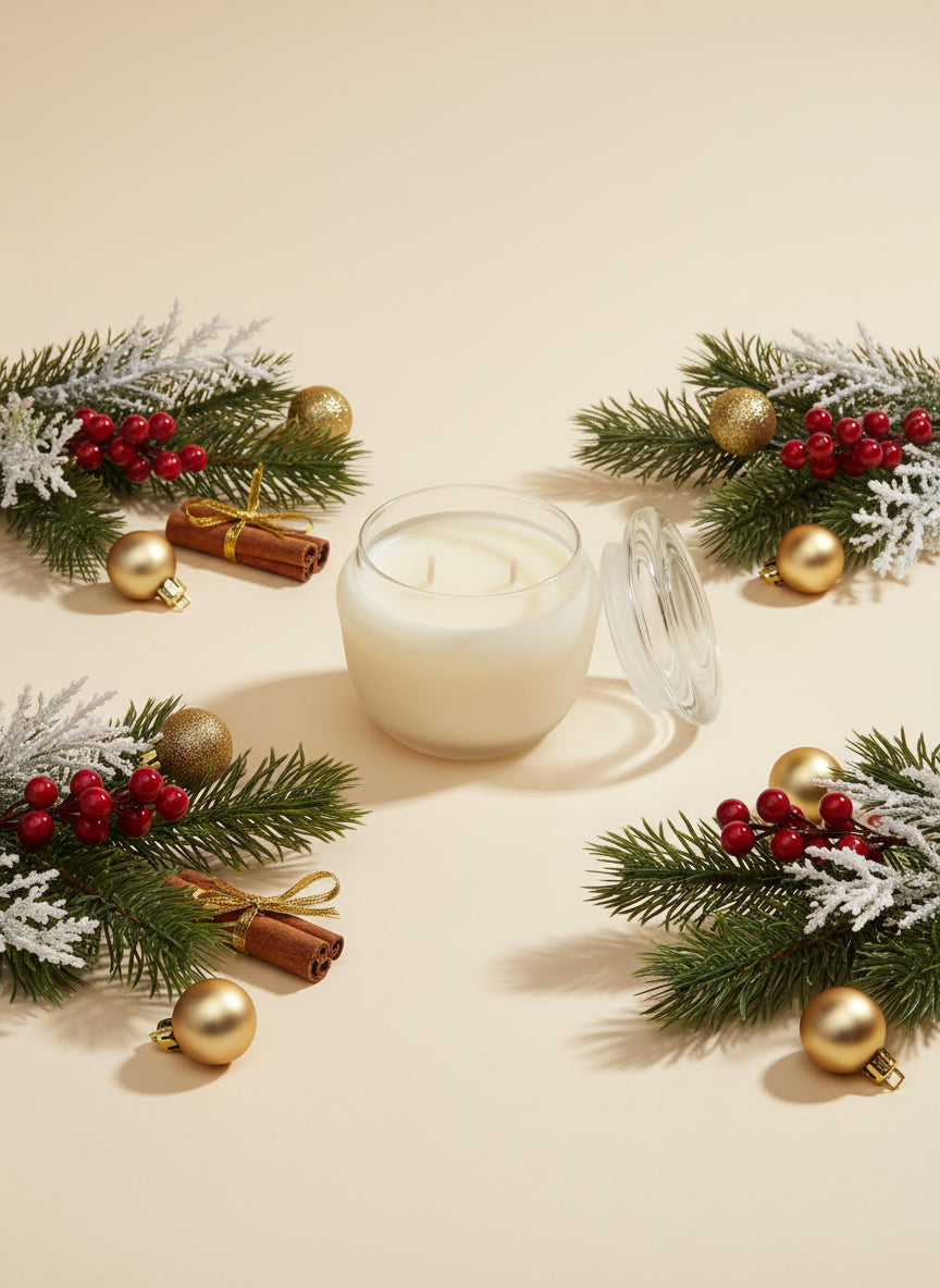 Christmas Cabin Candle