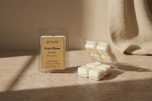 Ivory Bloom Wax Melt - Soft Floral Scented Wax Melt