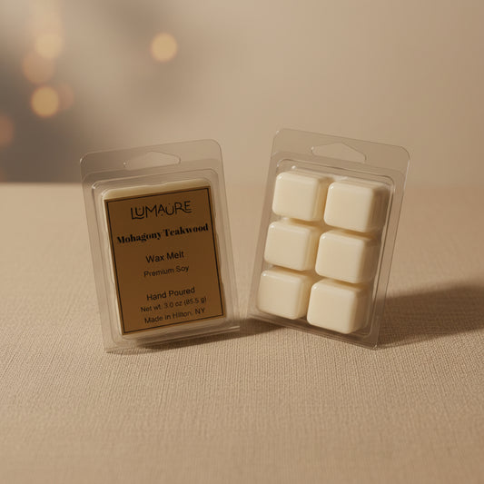 Mahogany Teakwood Wax Melt -  Bold Woody Scented Wax Melt