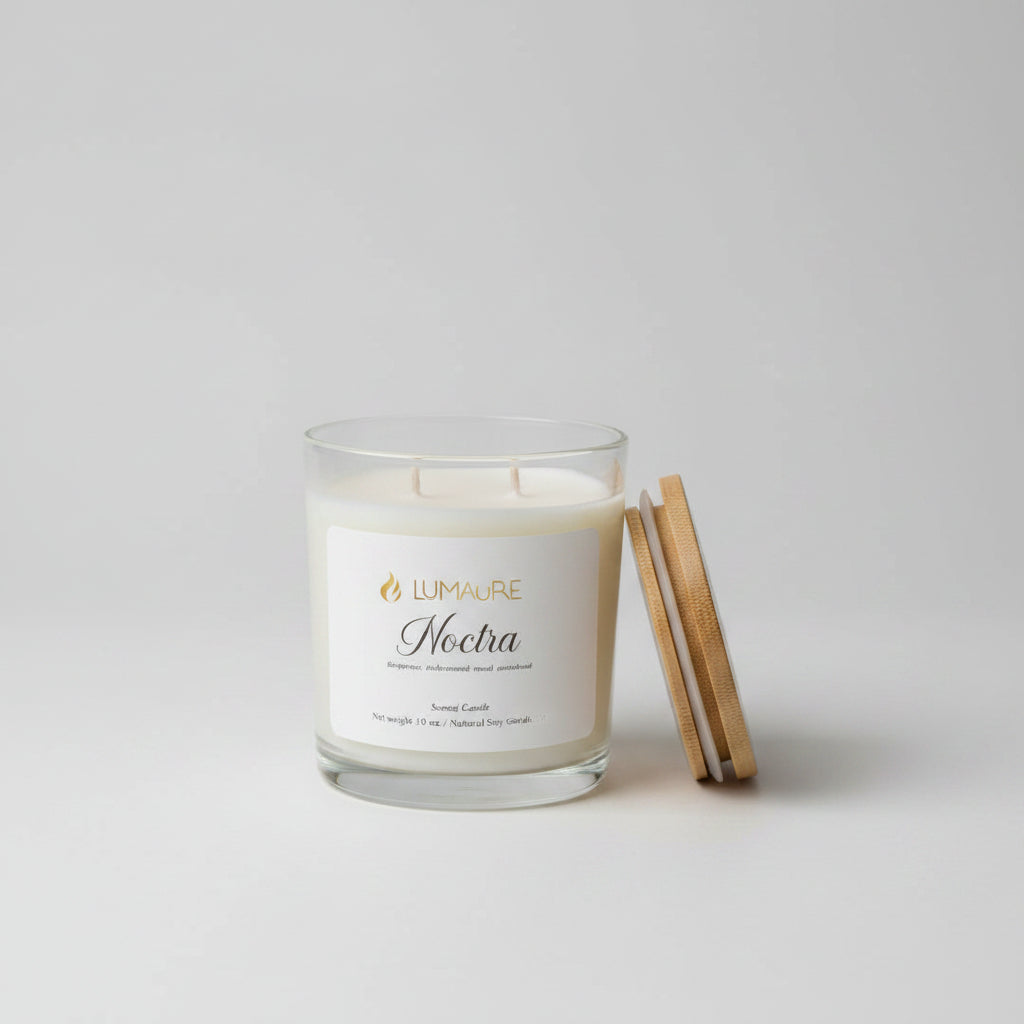 Noctra Candle - Dark Atmospheric Scented Candle