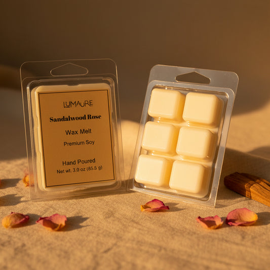 Sandalwood Rose Wax Melt - Floral Woody Scented Wax Melt