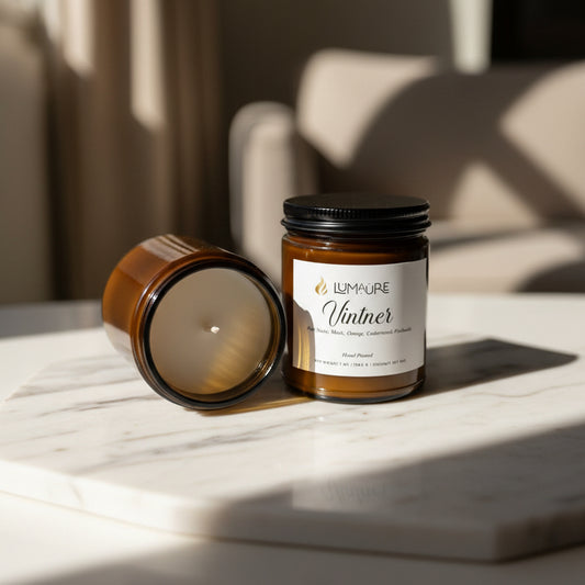Vintner Candle - Dark Fruit Woody Scented Candle